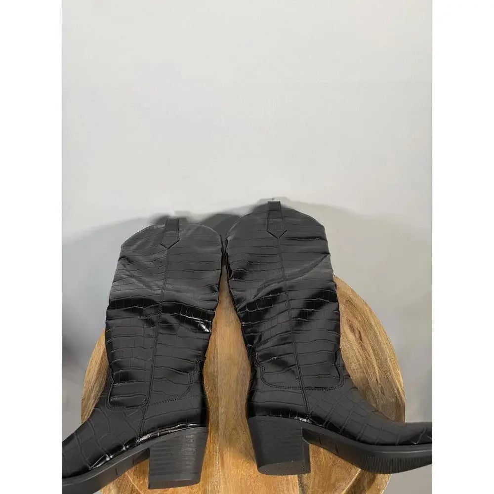 Sun + Stone Women's Dollyy Pointed-Toe Western Boots Size 5.5 NWOB